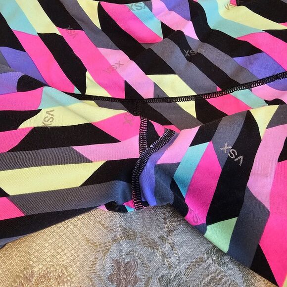 Victoria’s Secret Knockout Neon Pattern Leggings Women’s Size S - Picture 5 of 7